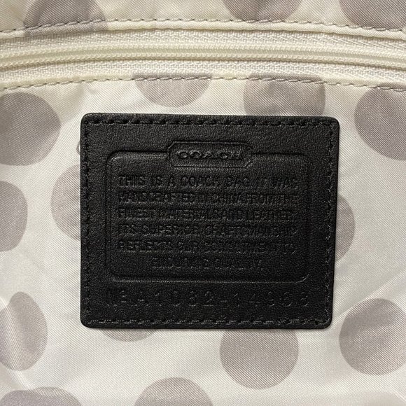 COACH 14968 Julia Black Leather Hobo Bag - Picture 3 of 9
